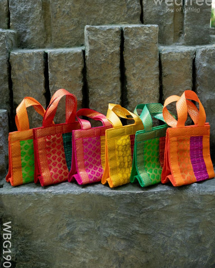 Half and Half Korai Handbag - 6X6 inch - WBG1902 - Hand Bags