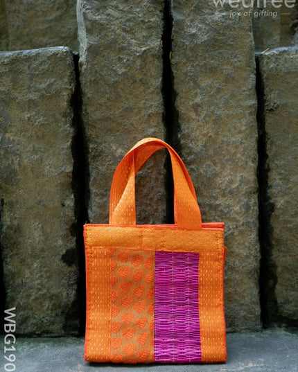 Half and Half Korai Handbag - 6X6 inch - WBG1902 - Hand Bags