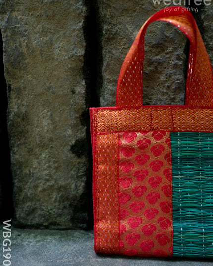 Half and Half Korai Handbag - 6X6 inch - WBG1902 - Hand Bags