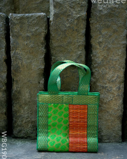 Half and Half Korai Handbag - 6X6 inch - WBG1902 - Hand Bags