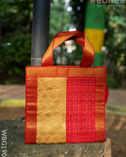Half and Half Korai Handbag - 8X8 inch - WBG1903 - Hand Bags