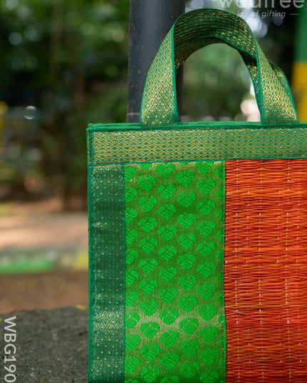Half and Half Korai Handbag - 8X8 inch - WBG1903 - Hand Bags