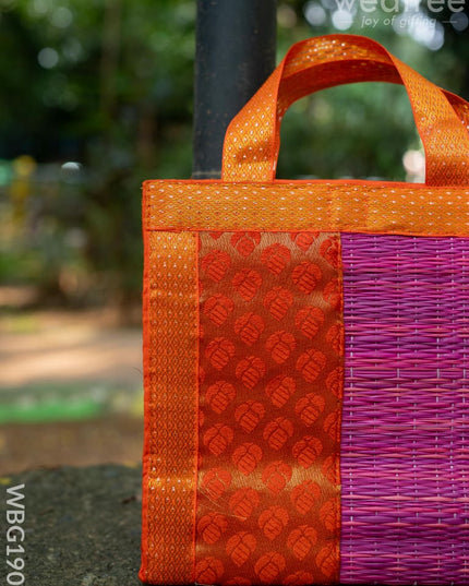 Half and Half Korai Handbag - 8X8 inch - WBG1903 - Hand Bags