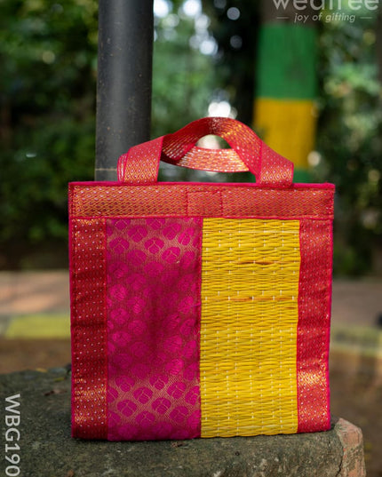 Half and Half Korai Handbag - 8X8 inch - WBG1903 - Hand Bags