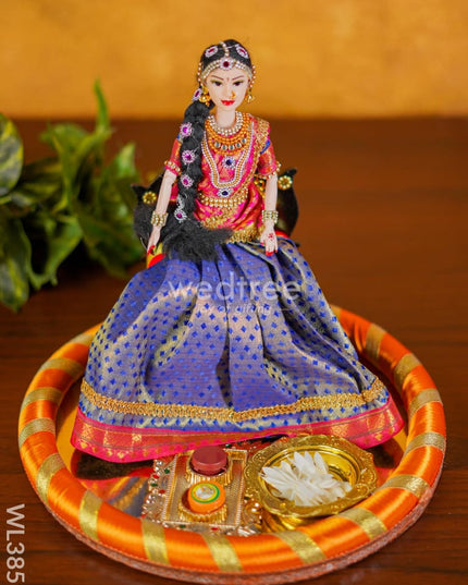 Half Saree Ceremony Doll - Wl3851 Wedding Essentials