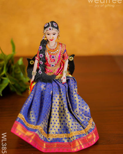Half Saree Ceremony Doll - Wl3851 Wedding Essentials