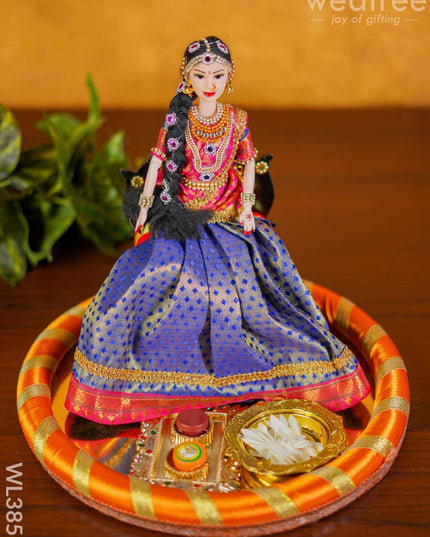 Half Saree Ceremony Doll - Wl3851 Wedding Essentials