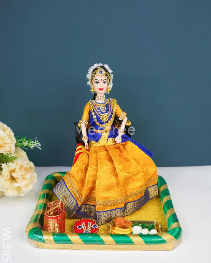 Half Saree Ceremony Doll - Wl3851 Wedding Essentials