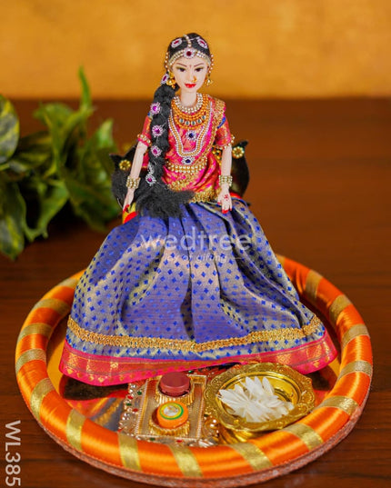 Half Saree Ceremony Doll - Wl3851 Wedding Essentials