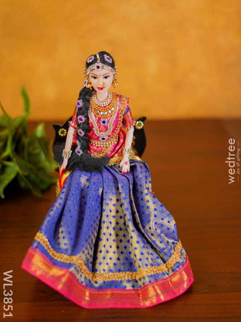 Half Saree Ceremony Doll - Wl3851 Wedding Essentials