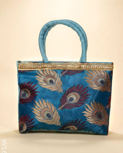Hand Bag - Peacock Feather - W1612 - Hand Bags