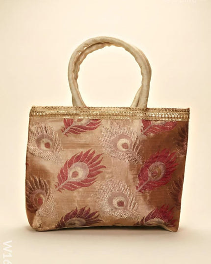 Hand Bag - Peacock Feather - W1612 - Hand Bags