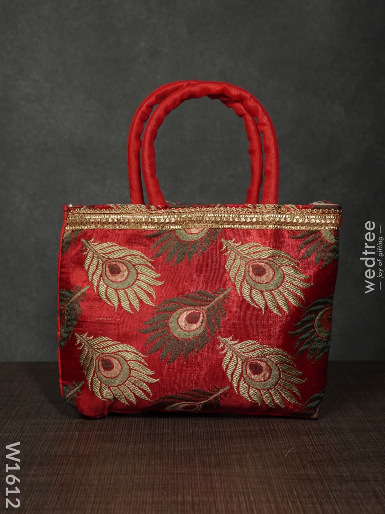 Hand Bag - Peacock Feather W1612 Bags