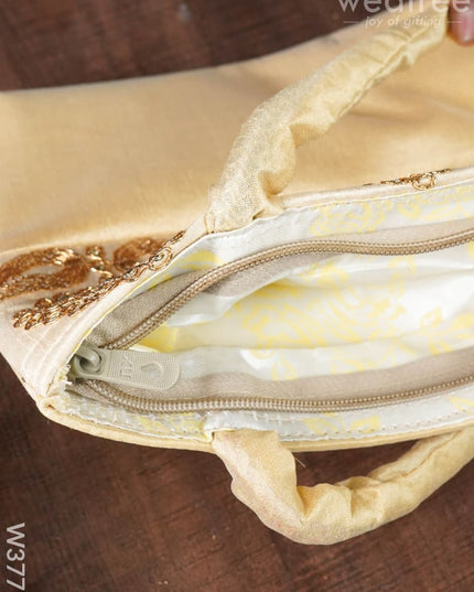 Hand Bag With Embroidery - W3777 Bags