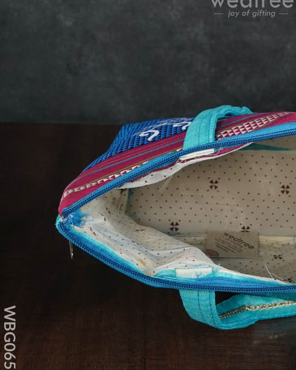Hand Bag With Kolam Design - Wbg0651 Bags