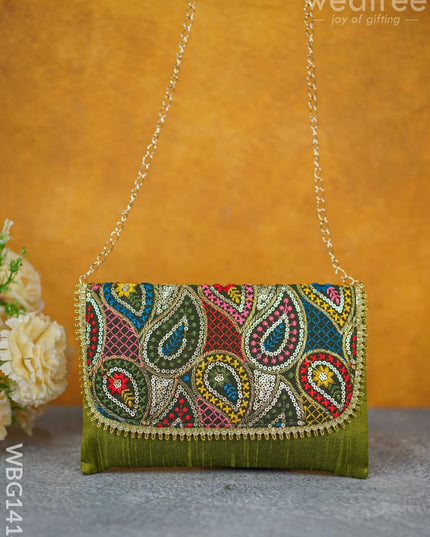 Hand Embroidered Sling Bag - Wbg1414 Bags