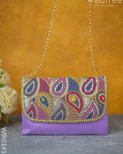 Hand Embroidered Sling Bag - Wbg1414 Bags