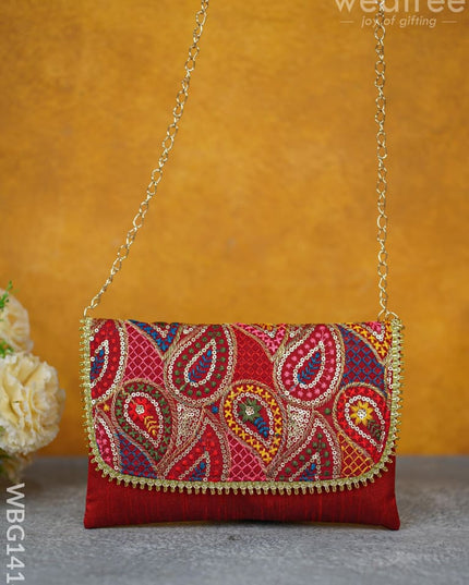 Hand Embroidered Sling Bag - Wbg1414 Bags