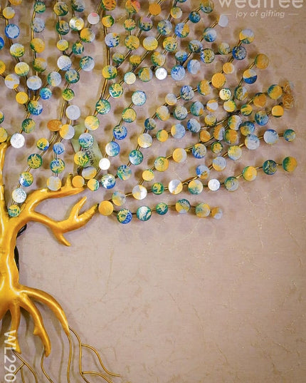 Hand Painted Metal Coin Tree - Wl2900 Decor Hanging