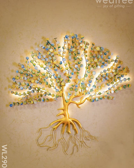 Hand Painted Metal Coin Tree - Wl2900 Decor Hanging