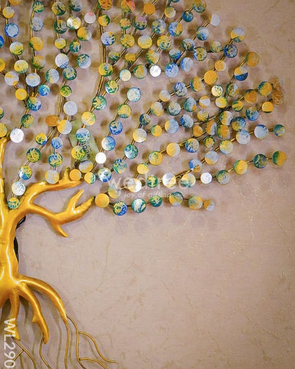 Hand Painted Metal Coin Tree - Wl2900 Decor Hanging
