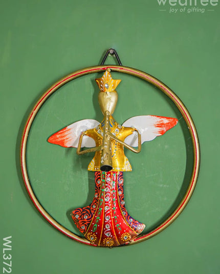 Handpainted Ring Musicians Wall Hanging Frame - Set Of 3 Wl3723 Metal Decor