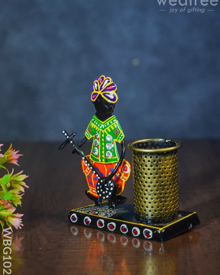 Hand Painted Musician Pen Stand - Wbg1025 Kids Return Gifts
