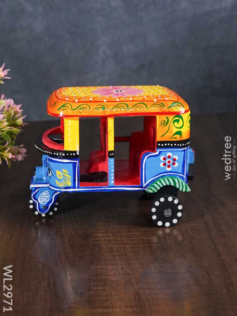Hand Painted Organizer (Auto) - Channapatna Toys Wl2971 Wooden Utility