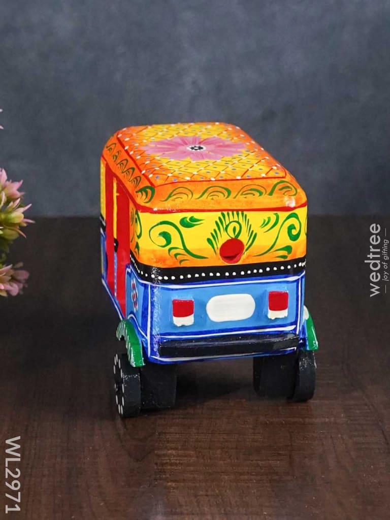 Hand Painted Organizer (Auto) - Channapatna Toys Wl2971 Wooden Utility