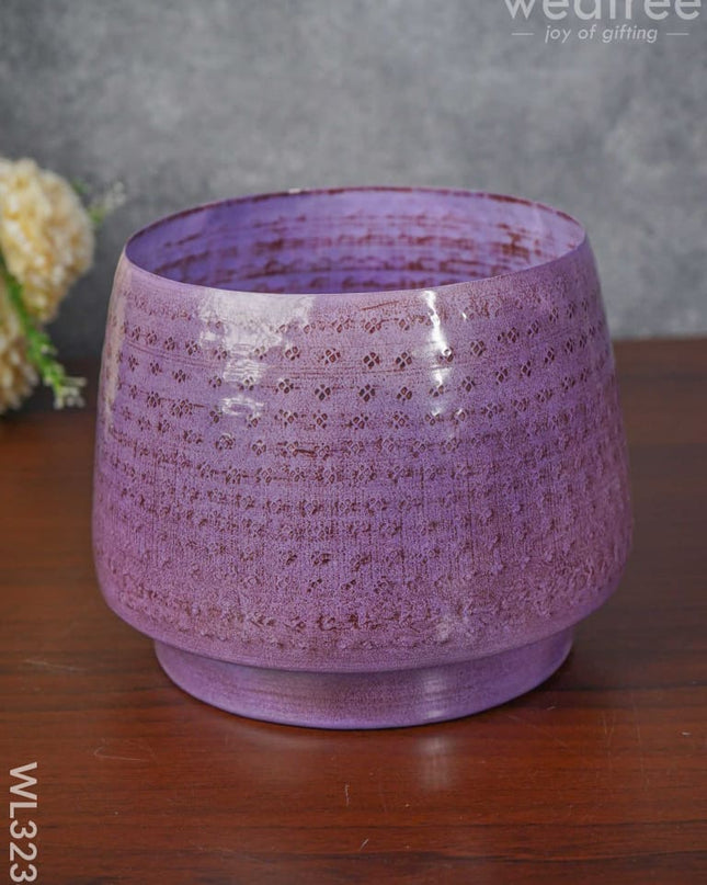 Hand Painted Planter Pot - Wl3238 Planters