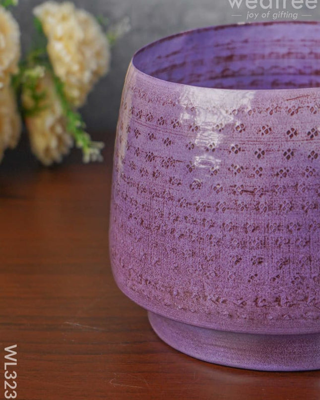Hand Painted Planter Pot - Wl3238 Planters
