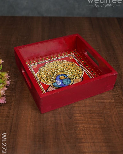 Hand Painted Customizable Tray - Wl2726 Wooden Trays