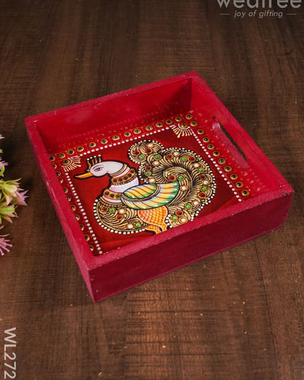 Hand Painted Customizable Tray - Wl2726 Wooden Trays