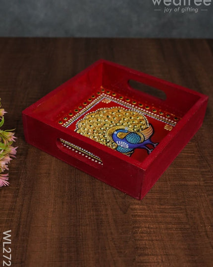 Hand Painted Customizable Tray - Wl2726 Wooden Trays