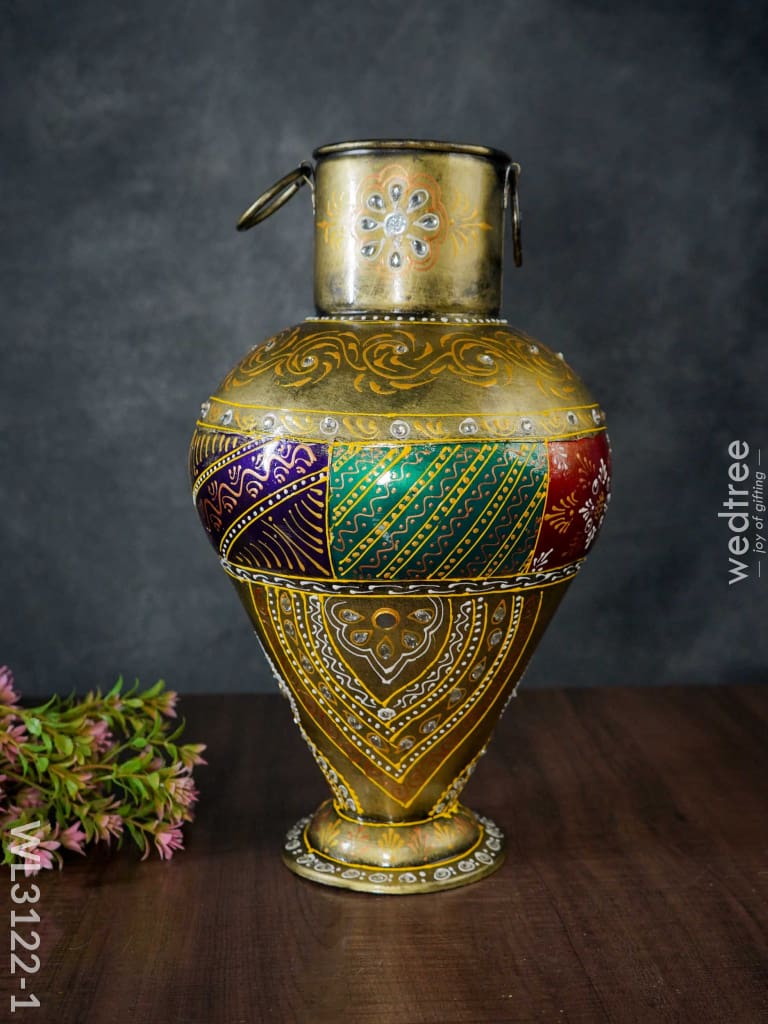 Hand Painted Vase - Wl3122 13 Inch Vases