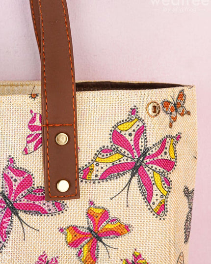 Handbag - Butterfly Design - 17 Inch - WL5712-3 - Bags & Wallets