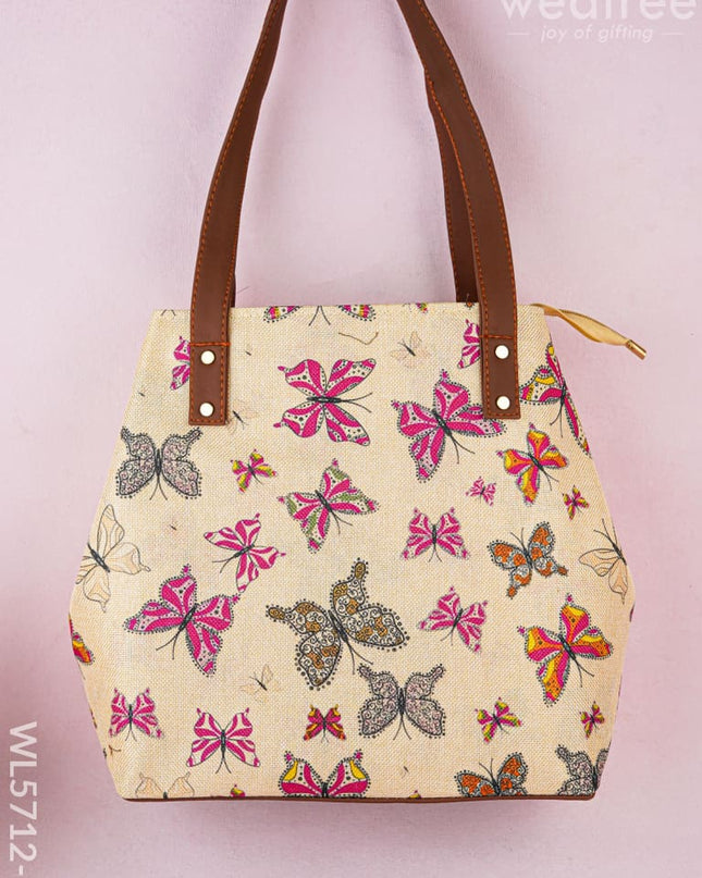 Handbag - Butterfly Design - 17 Inch - WL5712-3 - Bags & Wallets