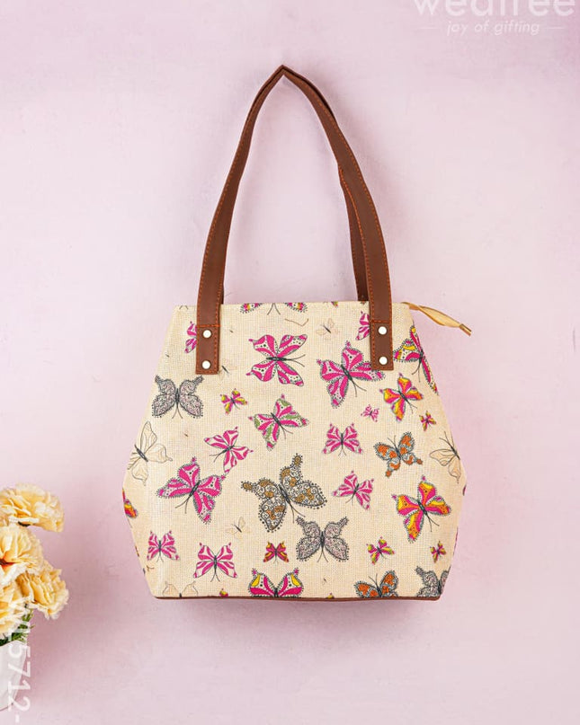 Handbag - Butterfly Design - 17 Inch - WL5712-3 - Bags & Wallets