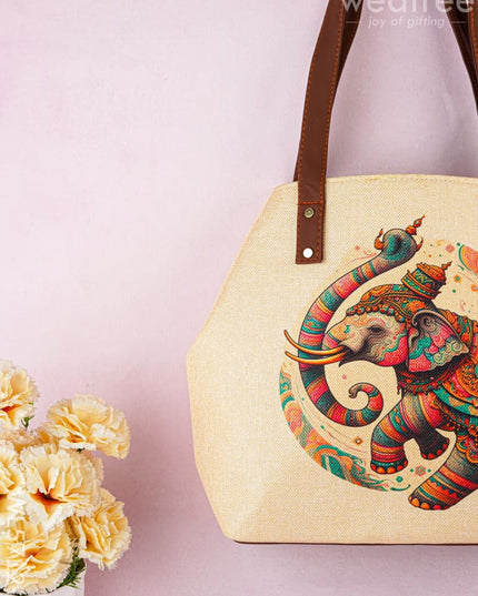 Handbag - Elephant Design - 17 Inch - WL5712-5 - Bags & Wallets