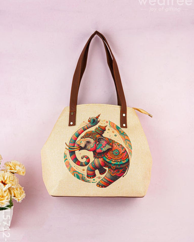 Handbag - Elephant Design - 17 Inch - WL5712-5 - Bags & Wallets