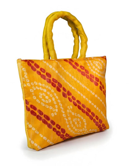 Handbag with Bhandani Print - WBG0336 - Hand Bags