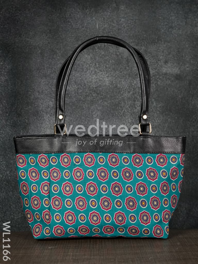 Handbag With Mandal Art Prints - Wl1166 Regular Handbags