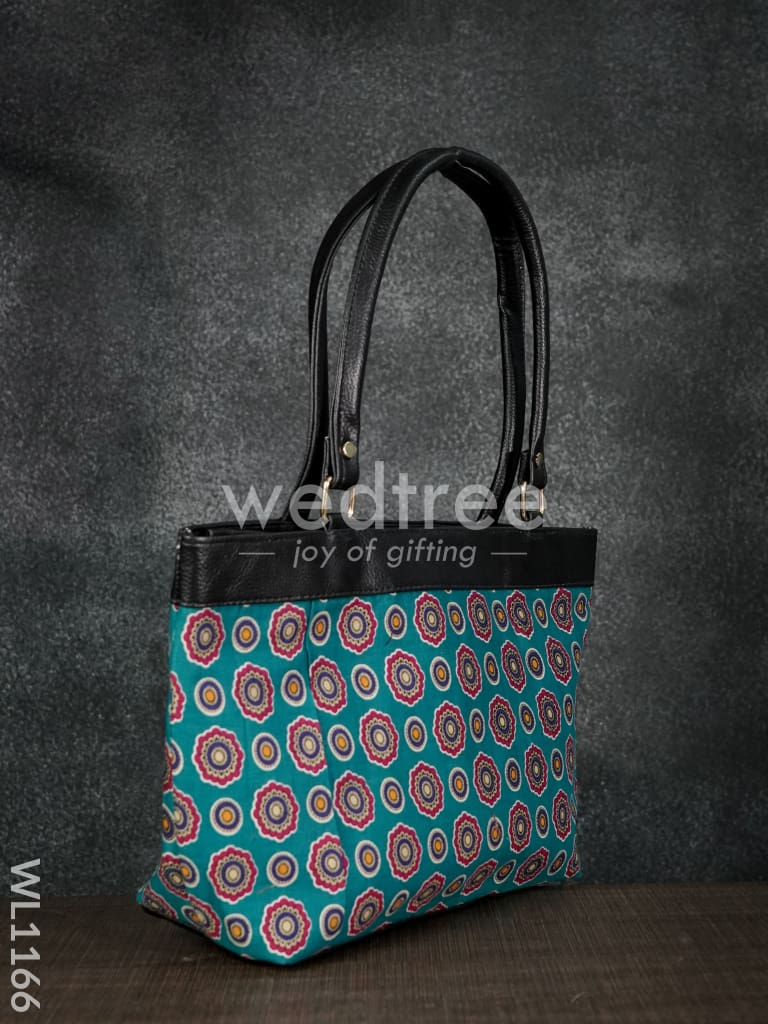 Handbag With Mandal Art Prints - Wl1166 Regular Handbags