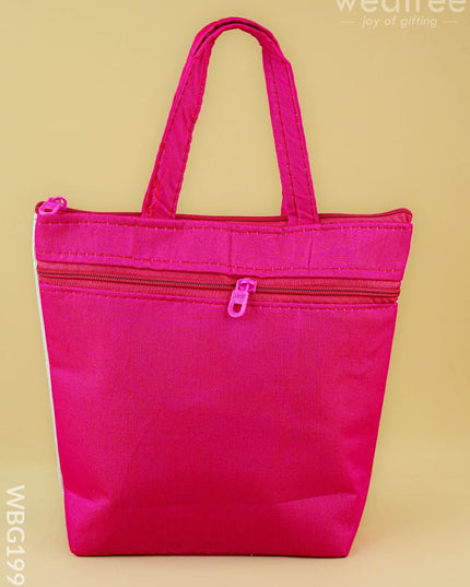 Handbag with Parrot Design - 9 inch - WBG1996 - Hand Bags