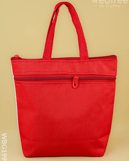 Handbag with Parrot Design - 9 inch - WBG1996 - Hand Bags