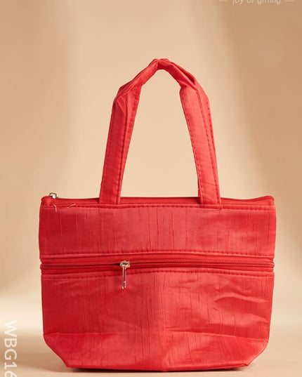 Handbag with Peacock Design - WBG1621 - Hand Bags