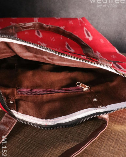 Handbag With Pouch For Ladies -Red - Wl1521 Regular Handbags