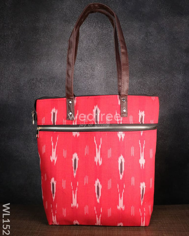 Handbag With Pouch For Ladies -Red - Wl1521 Regular Handbags