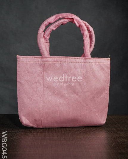 Handbag With Pulkari Embroidery Design - Wbg0456 Hand Bags