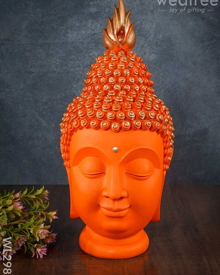 Handcrafted Polyresin Buddha Head - Wl2981 Showpieces